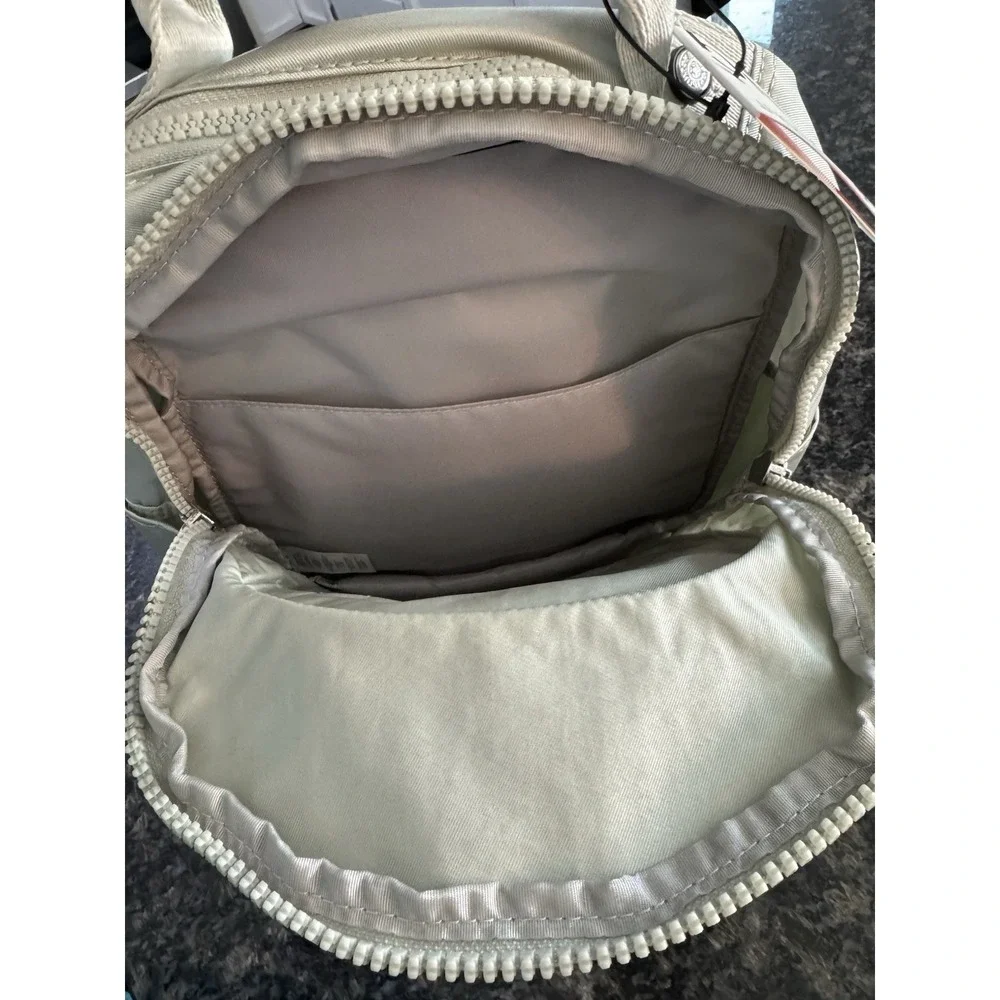 Kipling Seoul Small‎ Tablet Backpack. NWT Silver Metallic
